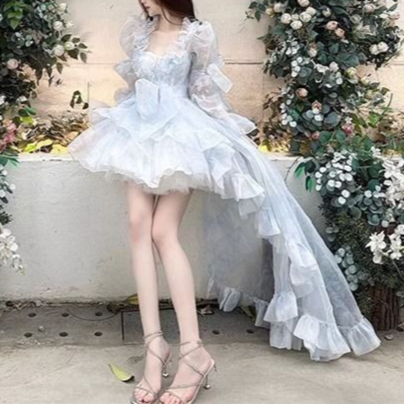 Women Formal Wear For Graduation - Robe en tulle Sweet Lolita à