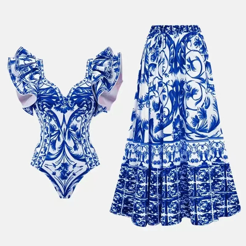 Monochrome Suit Set - Nouveau maillot de bain une pièce