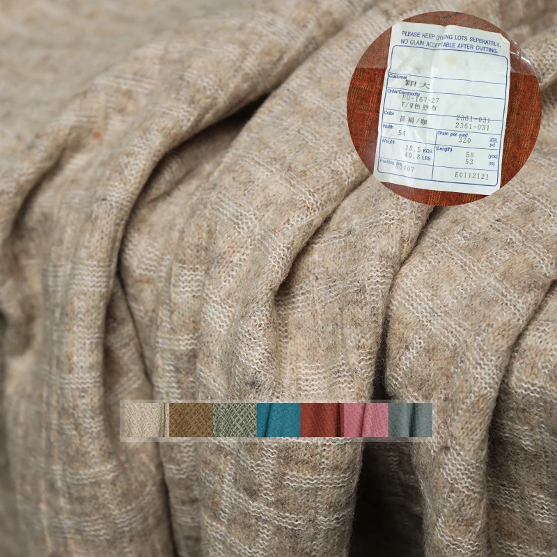 Tailored Coat Wool - Redraspberry japonais Plaid tricot 100% laine