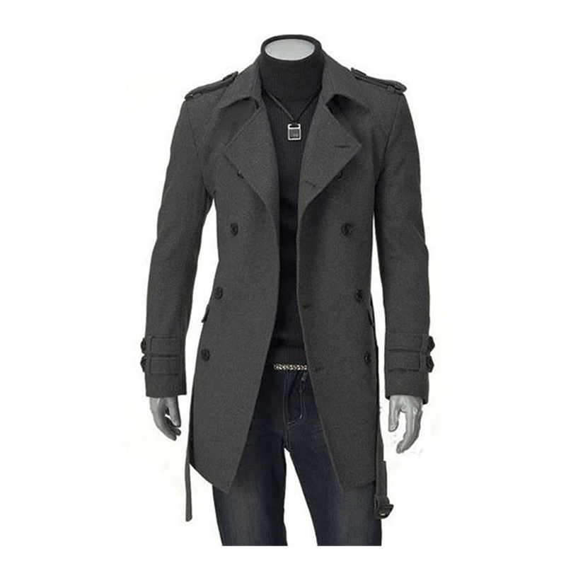 Tailored Coat Wool - Manteaux longs sur mesure pour hommes