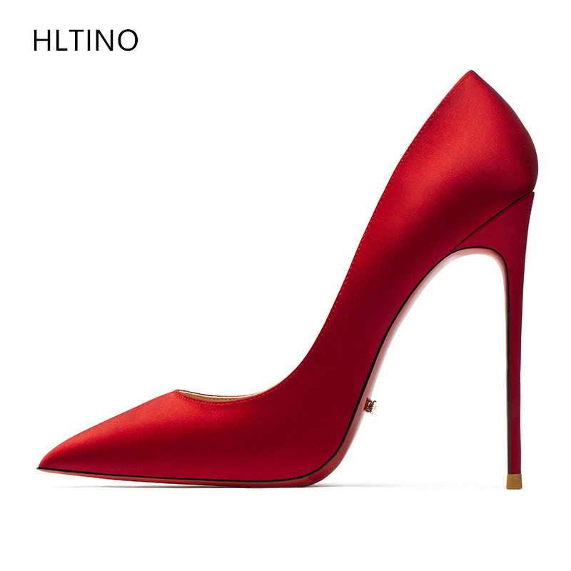 Women'S Formal Wear To A Wedding - HLTINO nouveauté chaussures habillées en soie