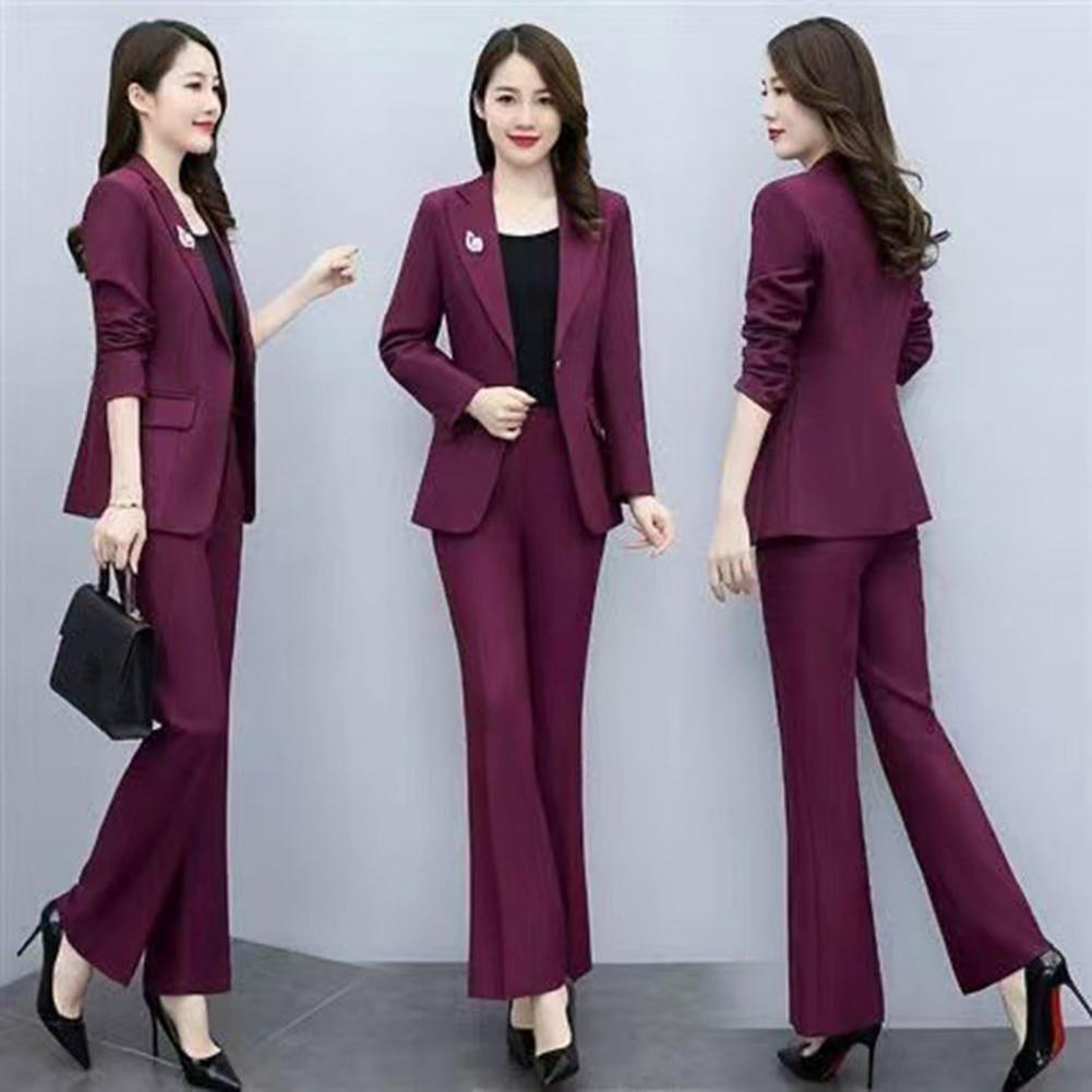 Women'S Formal Wear Pants Suit - Ensemble 2 pièces pour femme :