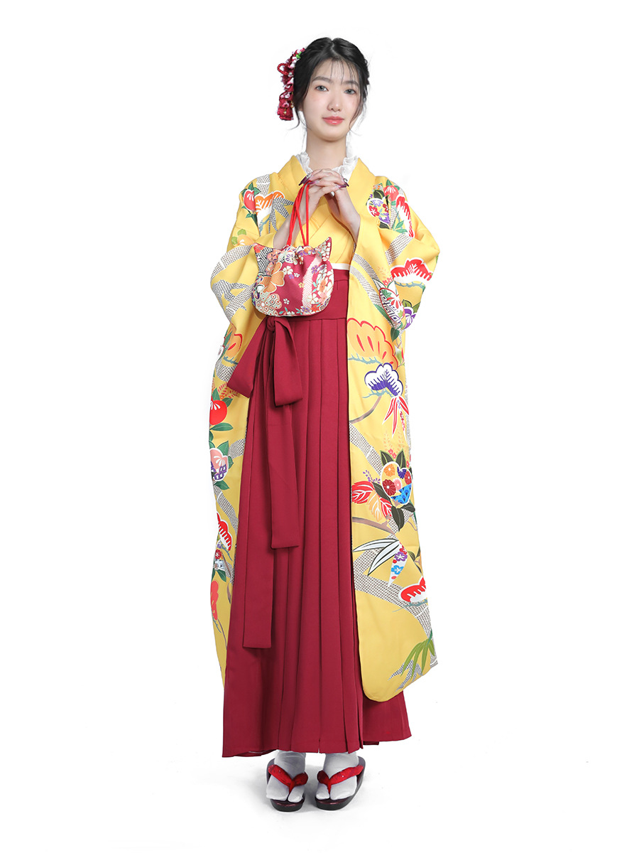 Women Formal Wear For Graduation - Ensemble Kimono Japonais pour Femme Style