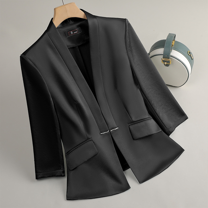 Women Formal Wear Black And White - Femmes professionnelles noir blanc bleu Blazer