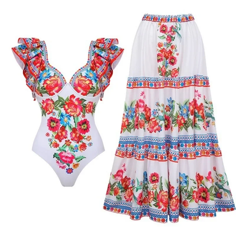 Maillot de bain une pièce impr - Monochrome Suit Set avis et prix