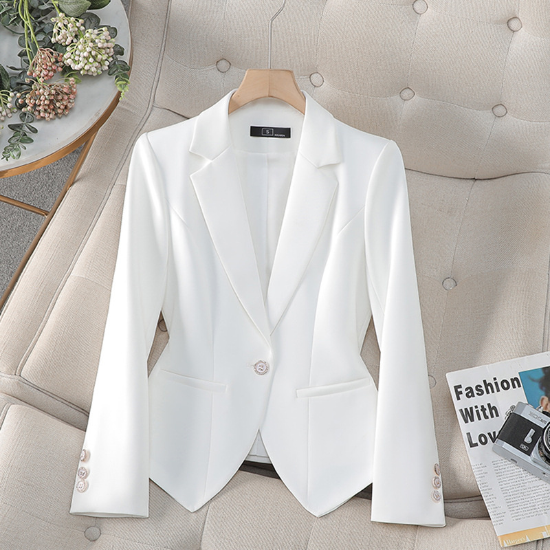 Nouvelle veste de blazer forme - Women Formal Wear Black And White avis et prix