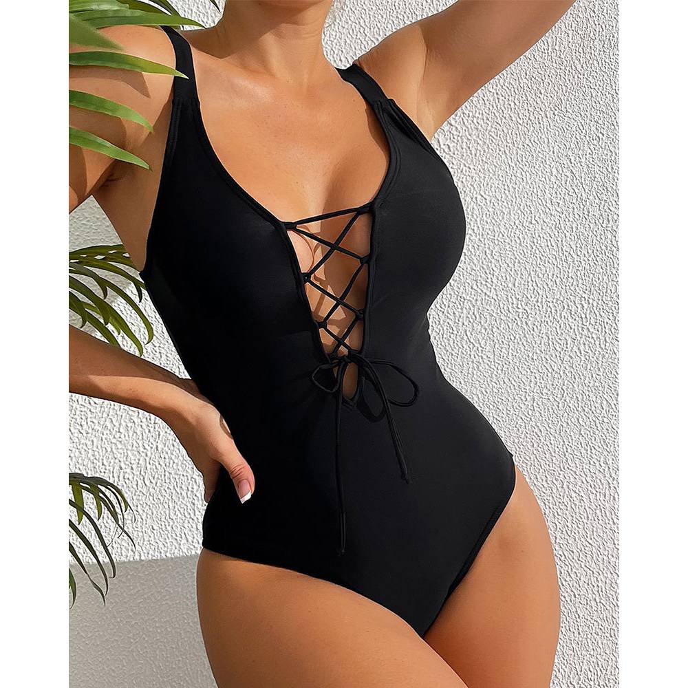Cikini-Maillot de bain une piè - Monochrome Suit Set avis et prix