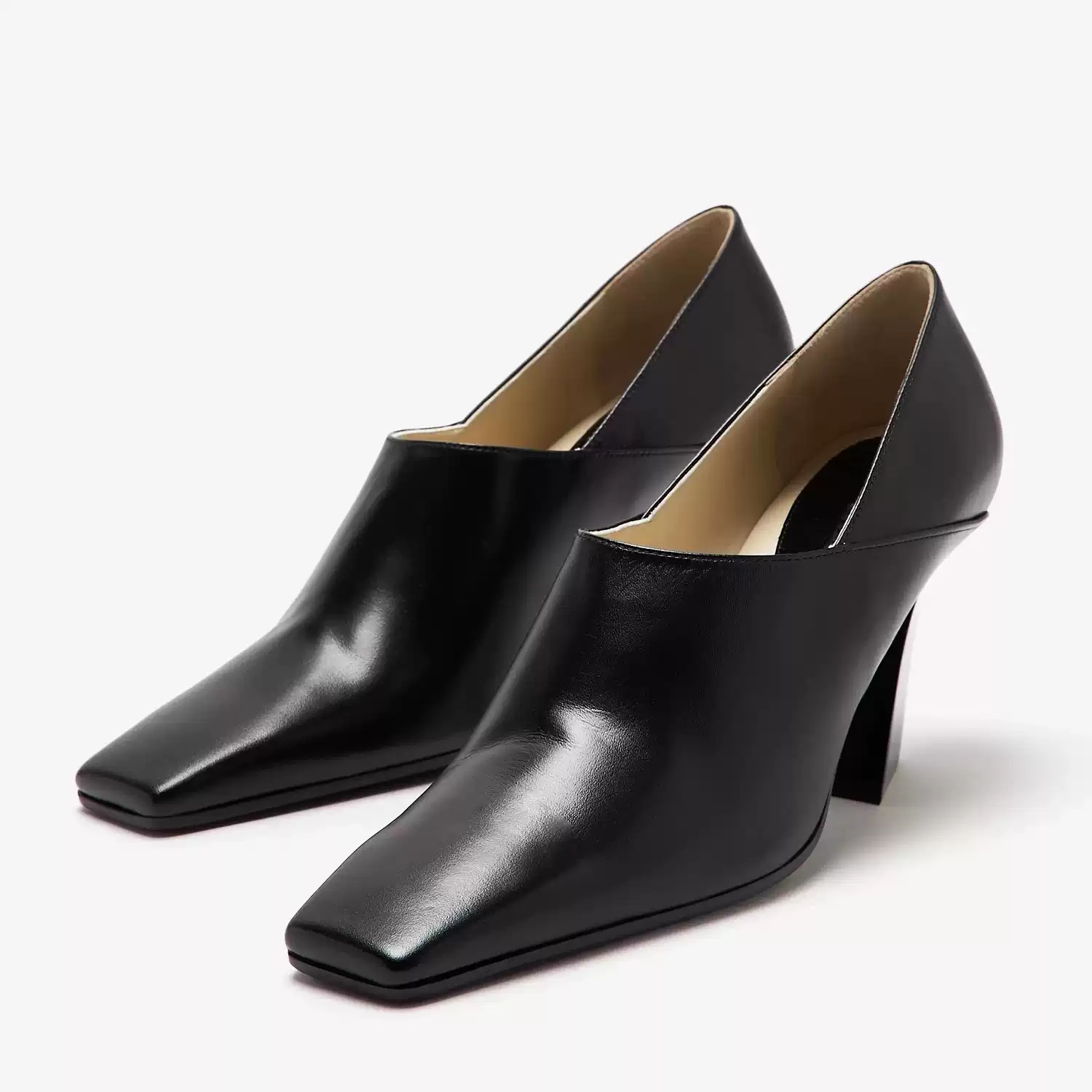 Escarpins noirs en cuir à bout - Women Formal Office Wear Shoes avis et prix