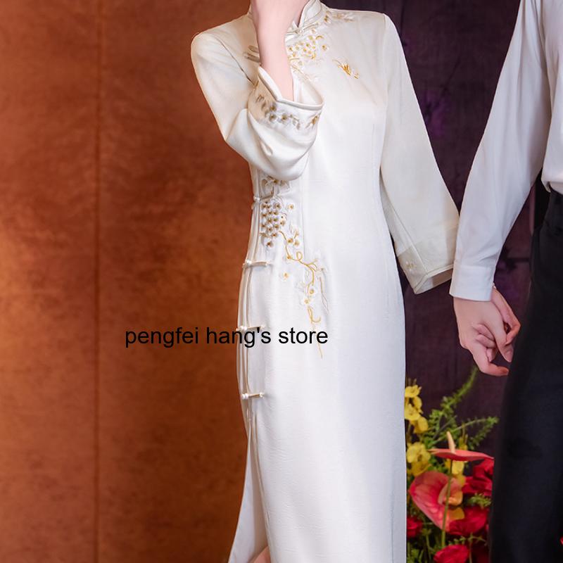 Robe longue Qipao élégante pou - Women'S Formal Wear Petite avis et prix