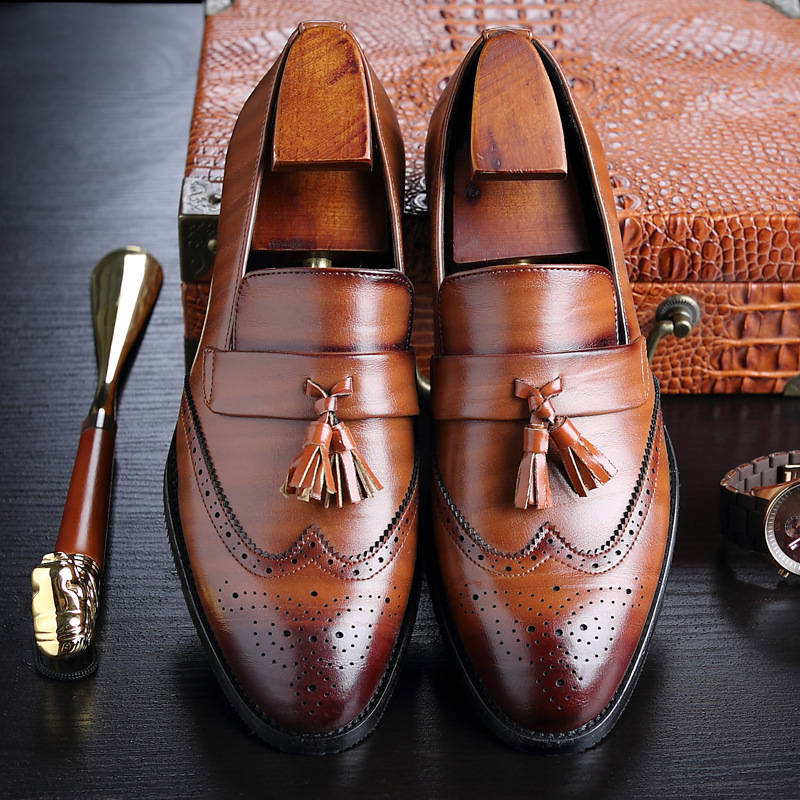 Mocassins classiques en cuir à - Women Formal Office Wear Shoes avis et prix