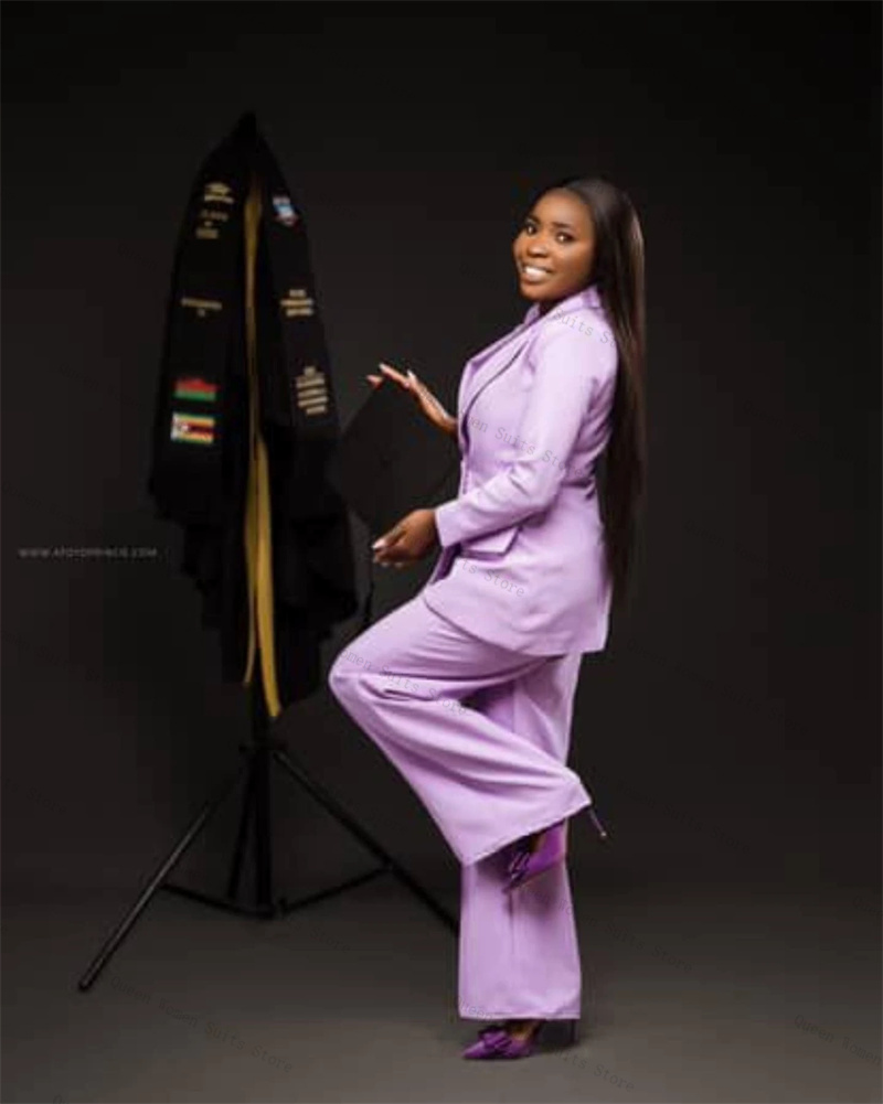 Ensemble de costume violet pou - Women Formal Wear For Graduation avis et prix
