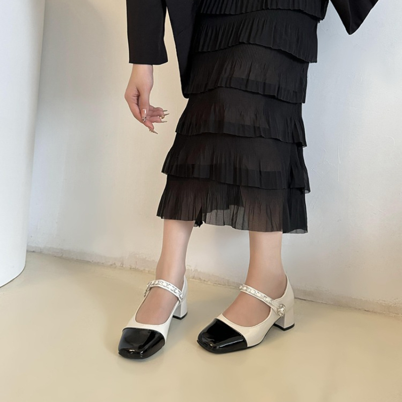 2026 Mules à talons hauts à pl - Women Formal Wear Black And White avis et prix