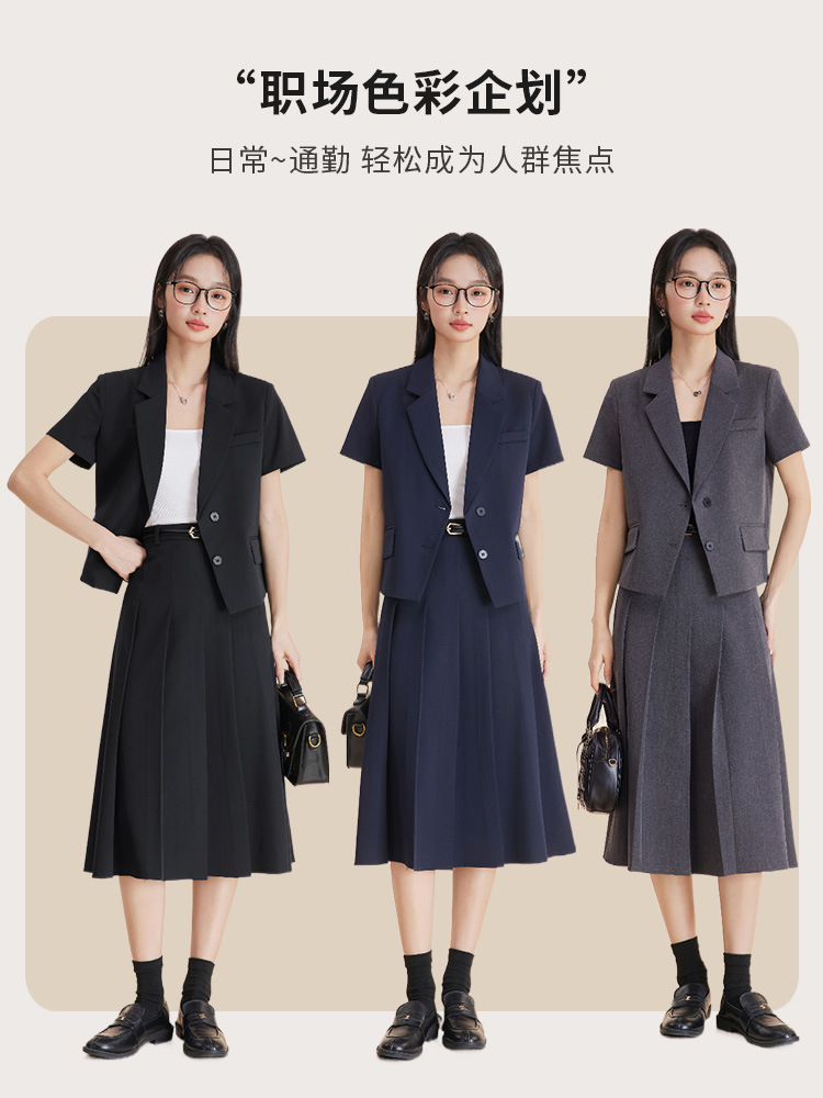 Ensemble de costume gris pour  - Women'S Formal Wear Petite avis et prix