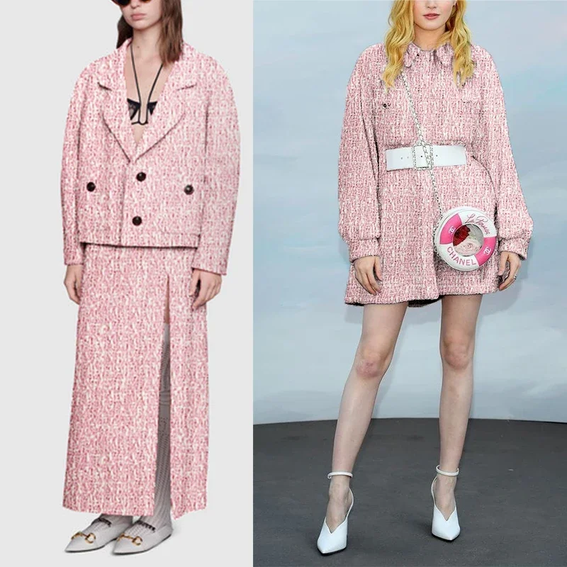Redraspberry 145 cm rose blanc - Tailored Coat Wool avis et prix