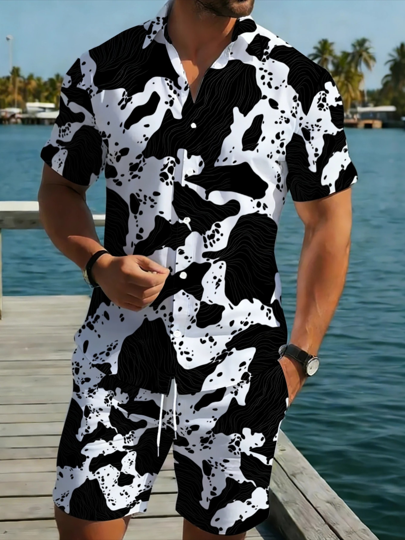 Ensemble coordonné pour hommes - Monochrome Suit Set avis et prix