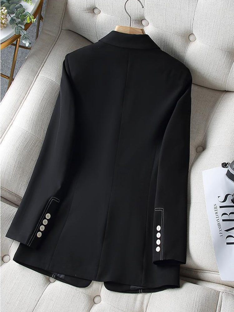 Nouvelle veste de blazer forme - Women Formal Wear Black And White avis et prix