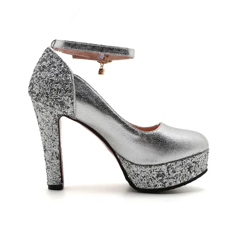 Escarpins à plateforme argenté - Women'S Formal Wear To A Wedding avis et prix