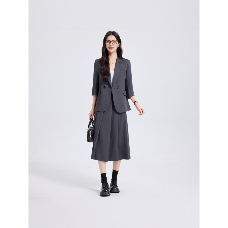Ensemble tailleur bleu marine  - Women'S Formal Wear Pants Suit avis et prix