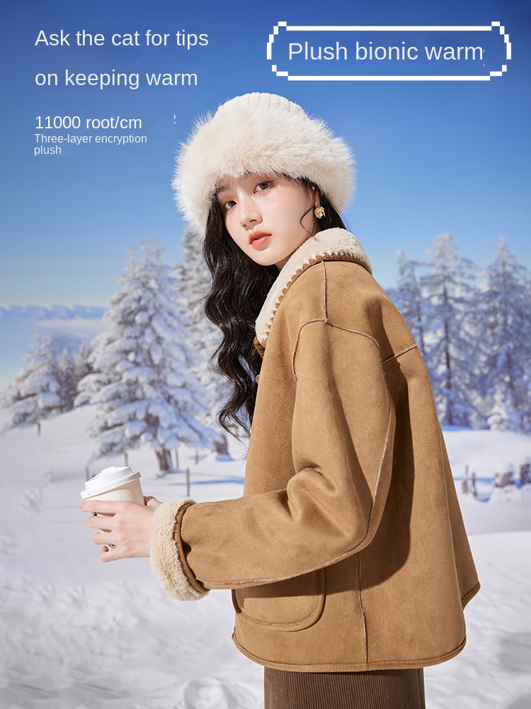 Manteau court en daim pour vêt - Women'S Formal Wear Petite avis et prix